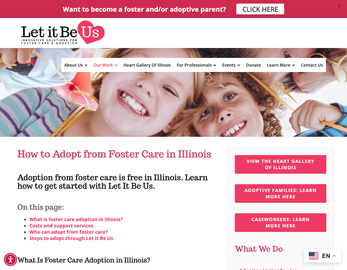 Current Let It Be Us, Family guidance desktop preview